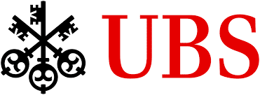 UBS logo - black keys crossing over eachother to left, 'UBS' in red text to right