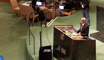 The Maldivian President, speaking at the UN General Assembly in 2019